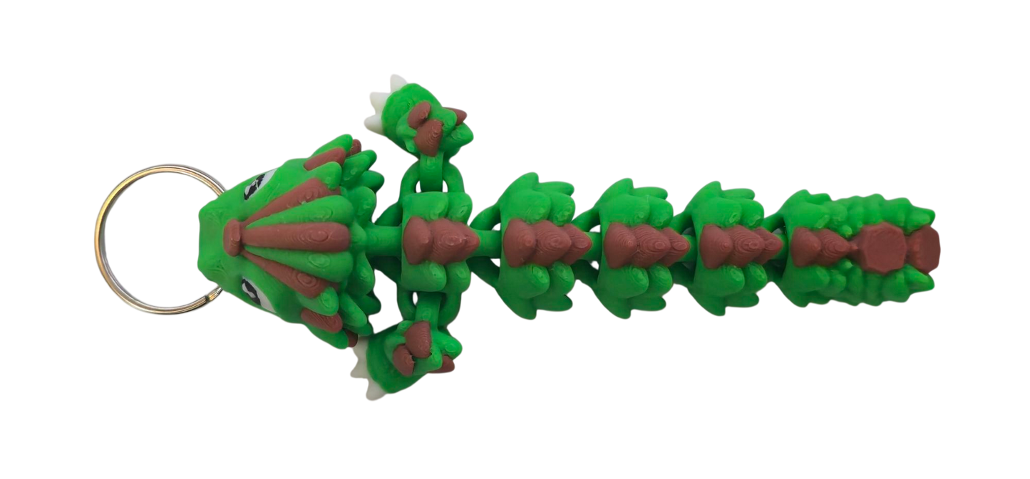 Baby Dragon Flexi Keychain (4 color)