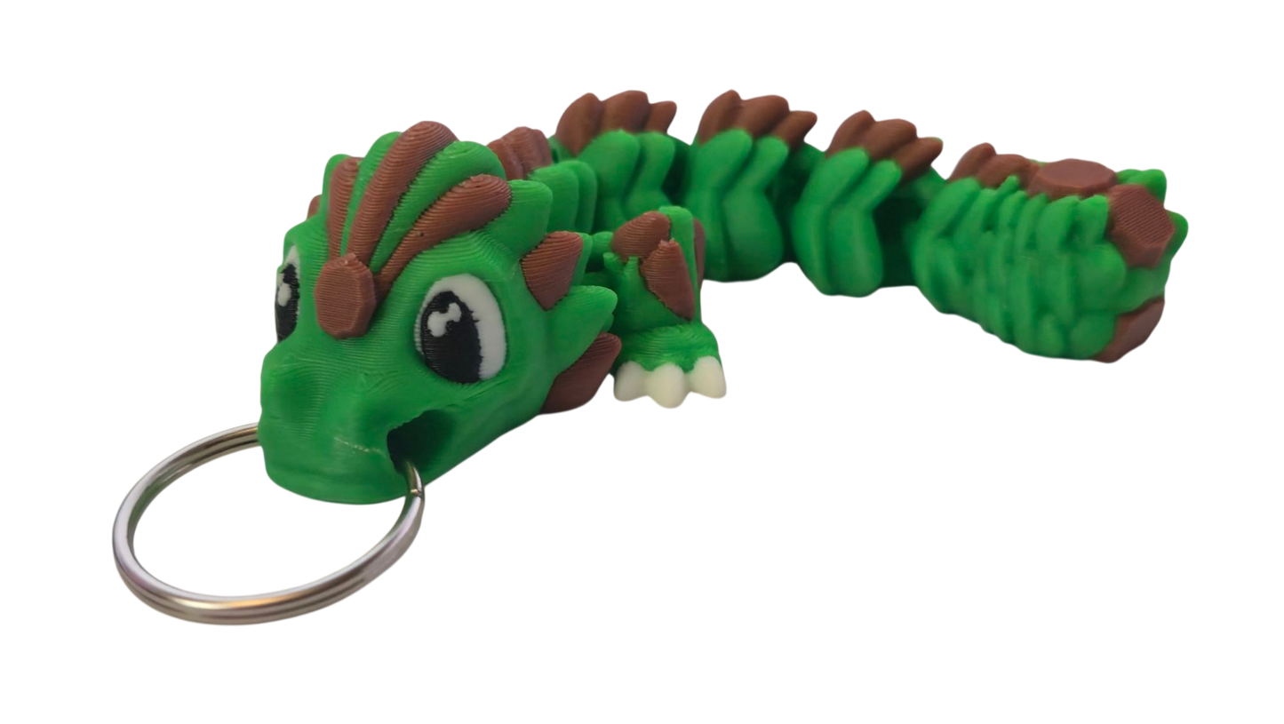 Baby Dragon Flexi Keychain (4 color)